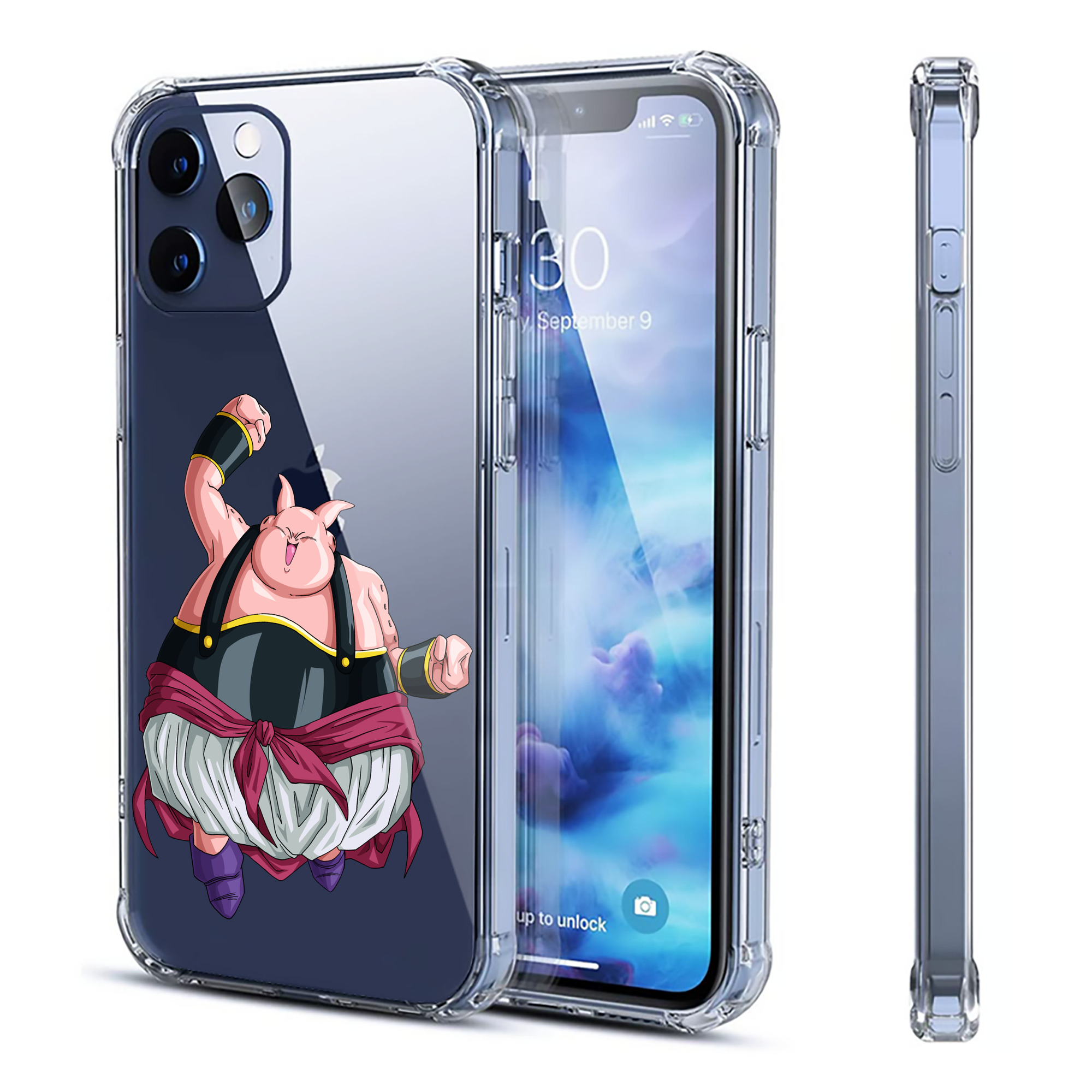 （画像用） ドラゴンボール DRAGON BALL 【iPhone 12シリーズ対応】透明スマホケース（クリアソフトケース）